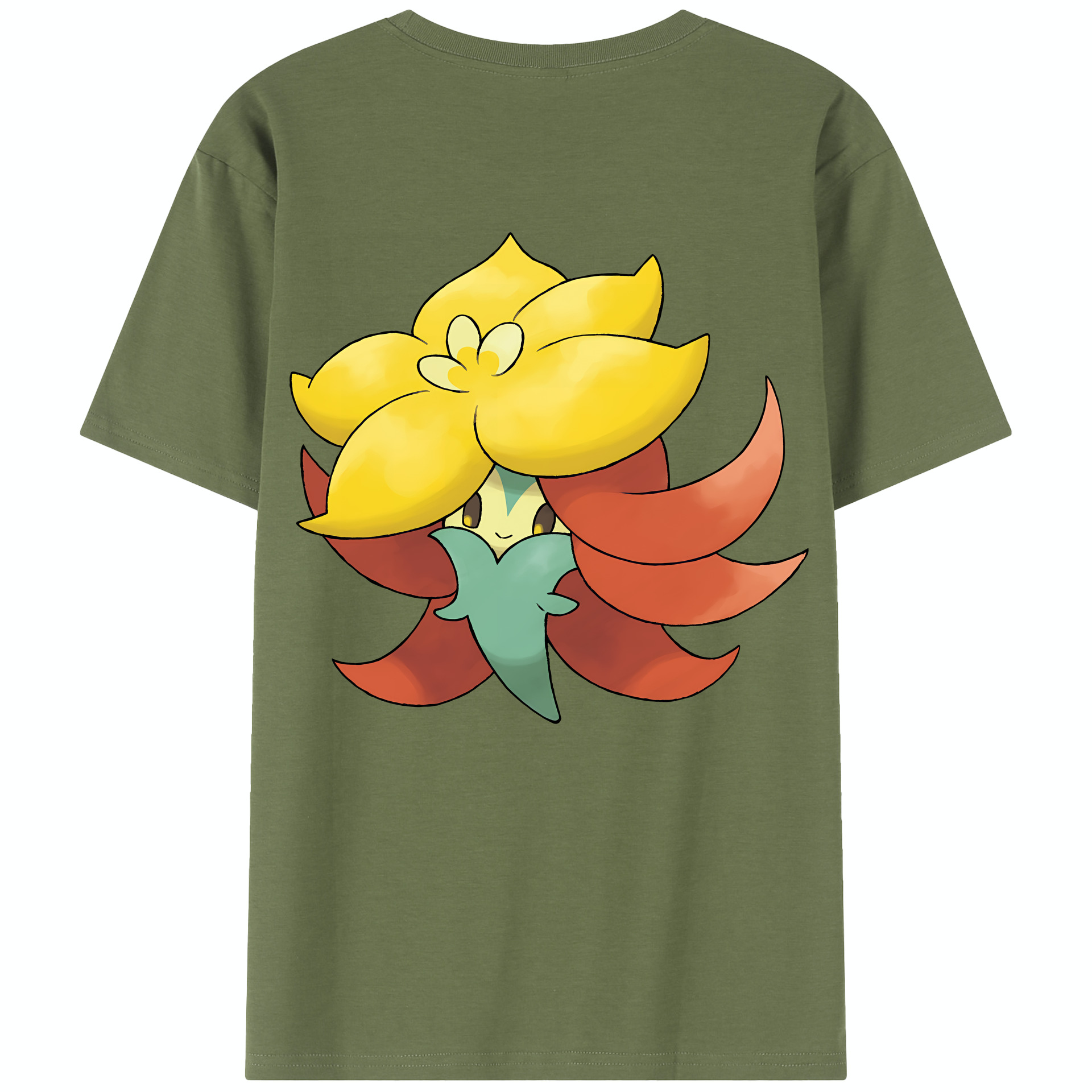 （画像用） ポケットモンスター Pokémon 綿100％半袖Tシャツ（背面プリント）